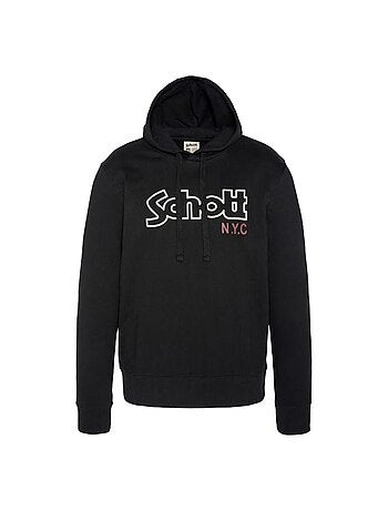 Sudadera con capucha para hombre Schott Vintage