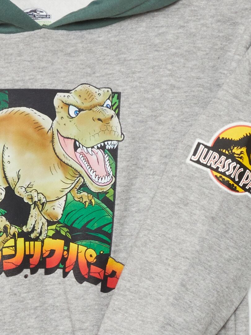 Sudadera con capucha 'Jurassic Park' Gris - Kiabi
