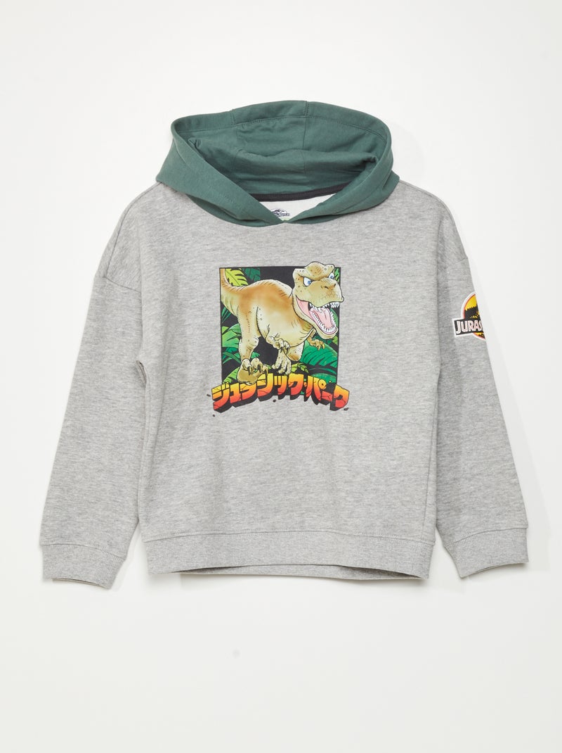 Sudadera con capucha 'Jurassic Park' Gris - Kiabi