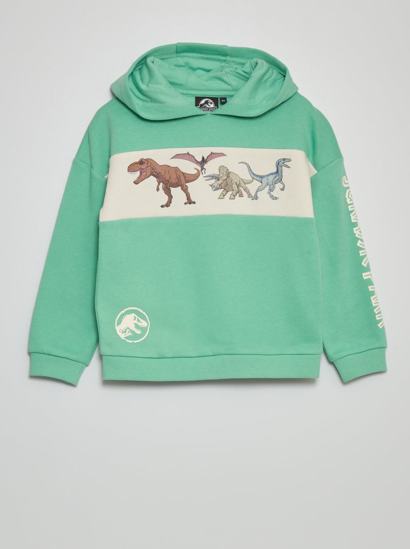 Sudadera con capucha 'Jurassic Park' VERDE - Kiabi