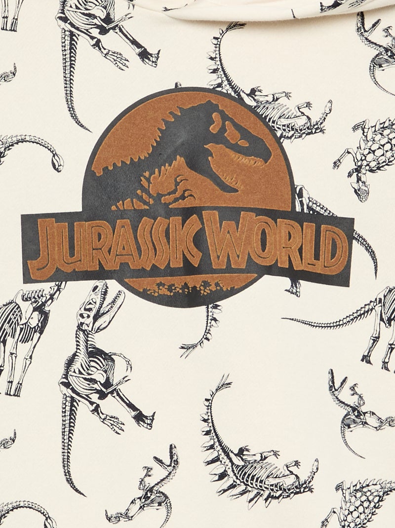 Sudadera con capucha 'Jurassic World' Blanco - Kiabi
