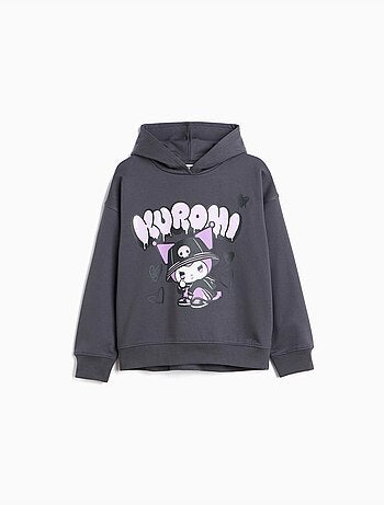 Sudadera con capucha 'kuromi', mo fashion