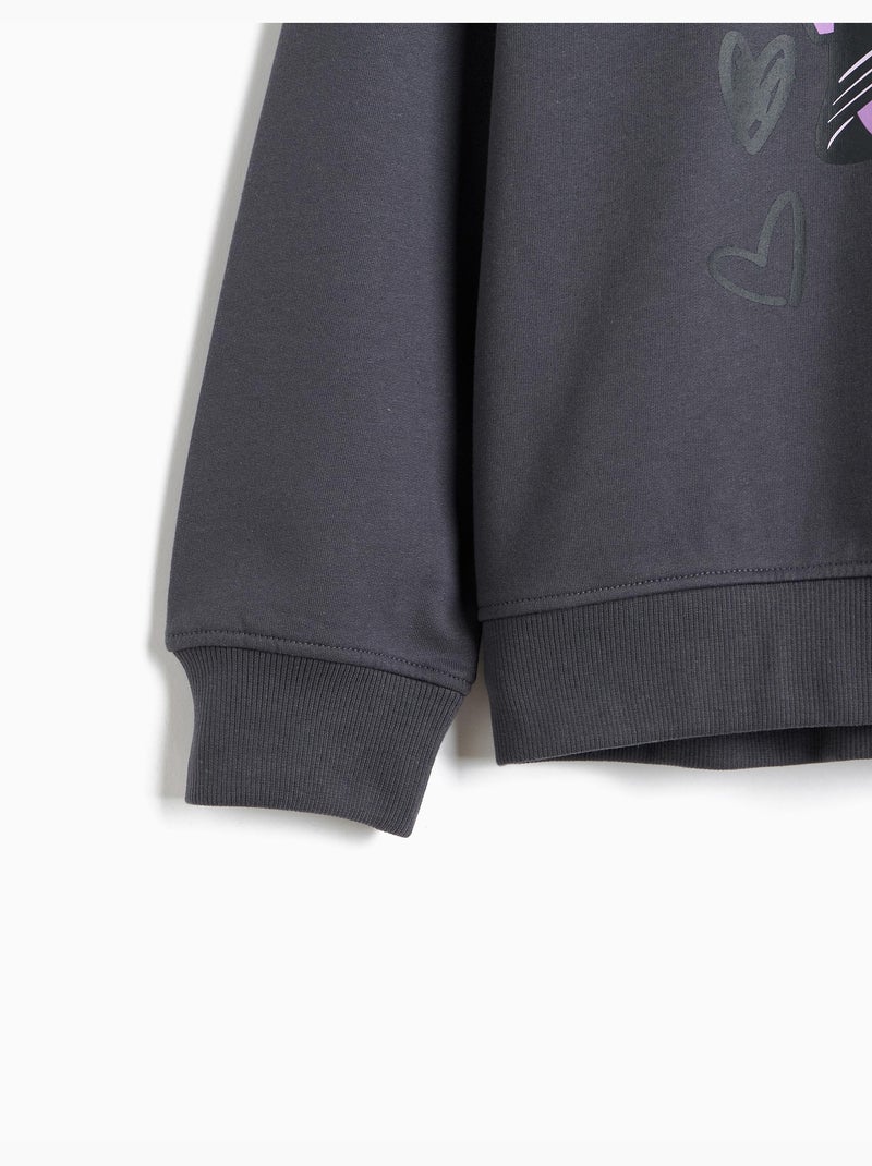 Sudadera con capucha 'kuromi', mo fashion Gris - Kiabi