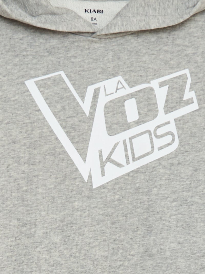 Sudadera con capucha 'La Voz Kids' Negro - Kiabi