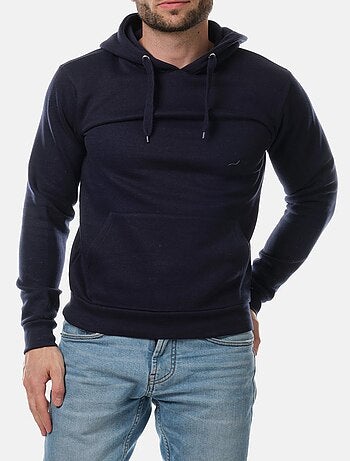 Sudadera con capucha lisa