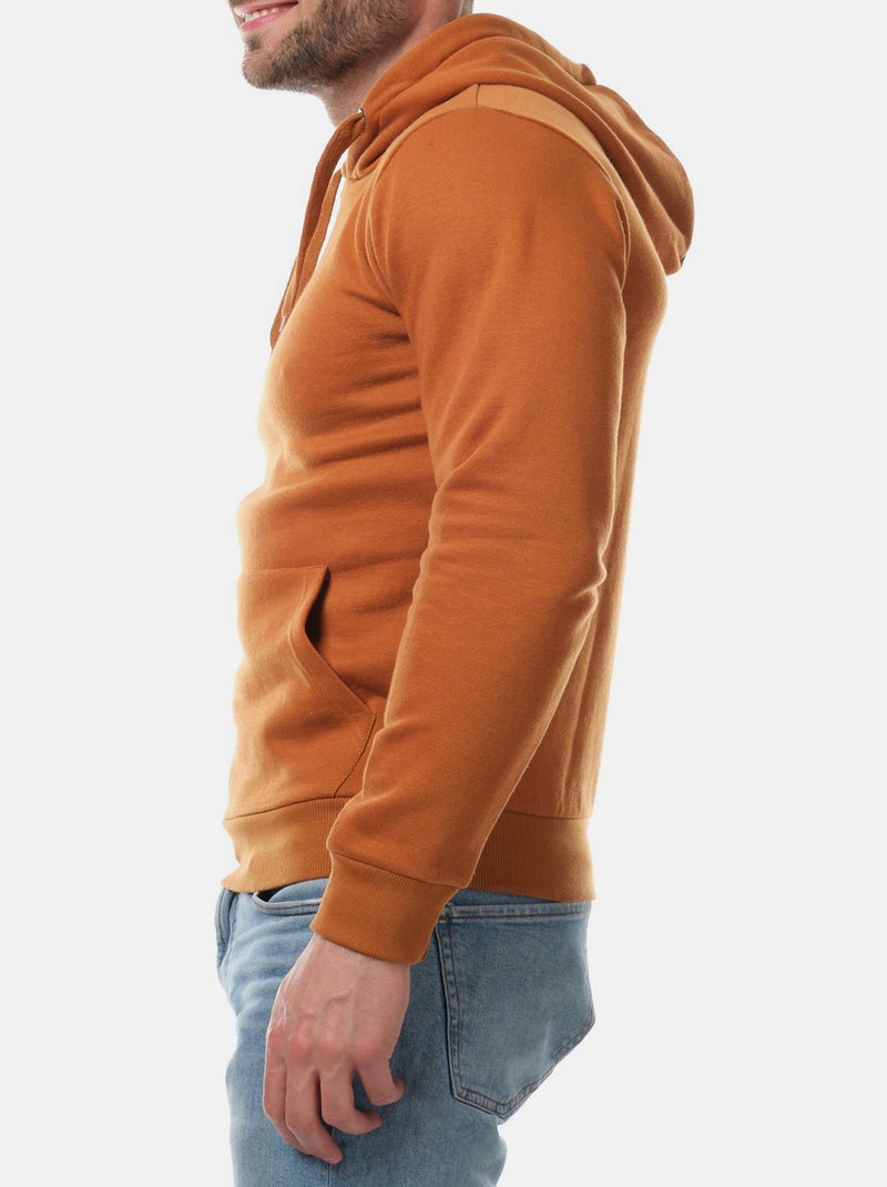 Sudadera con capucha lisa Beige - Kiabi