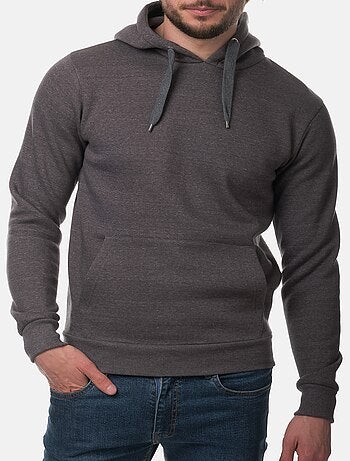 Sudadera con capucha lisa
