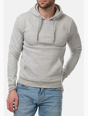 Sudadera con capucha lisa