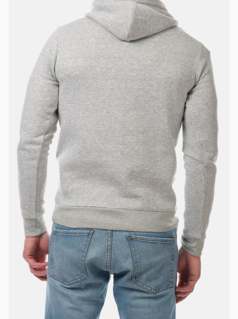 Sudadera con capucha lisa Gris - Kiabi