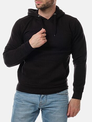 Sudadera con capucha lisa