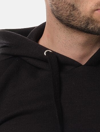 Sudadera con capucha lisa