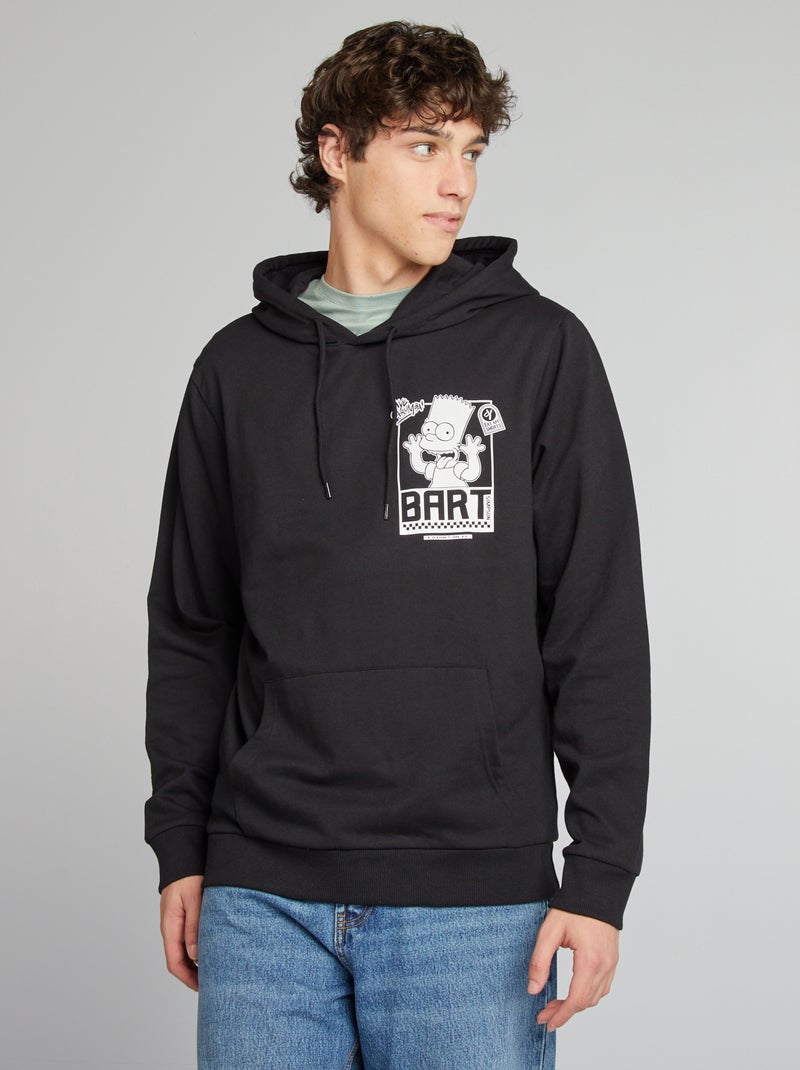 Sudadera con capucha 'Los Simpson' negro - Kiabi