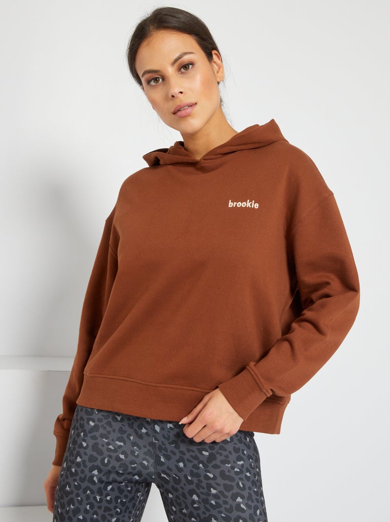 Sudadera con capucha MARRON - Kiabi
