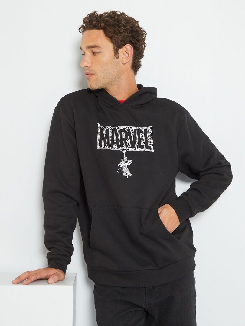 Sudadera con capucha 'Marvel' NEGRO - Kiabi