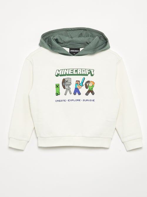 Sudadera con capucha \'Minecraft\' - Kiabi Sudadera con capucha \'Minecraft\' - Kiabi