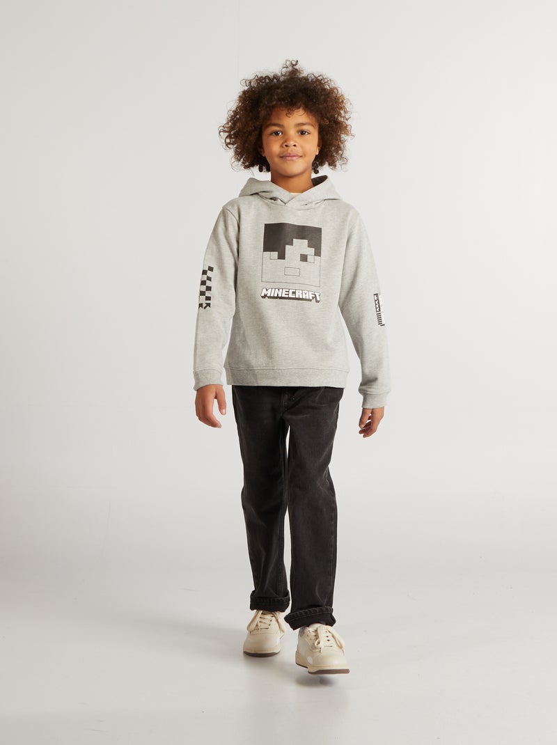 Sudadera con capucha 'Minecraft' GRIS - Kiabi