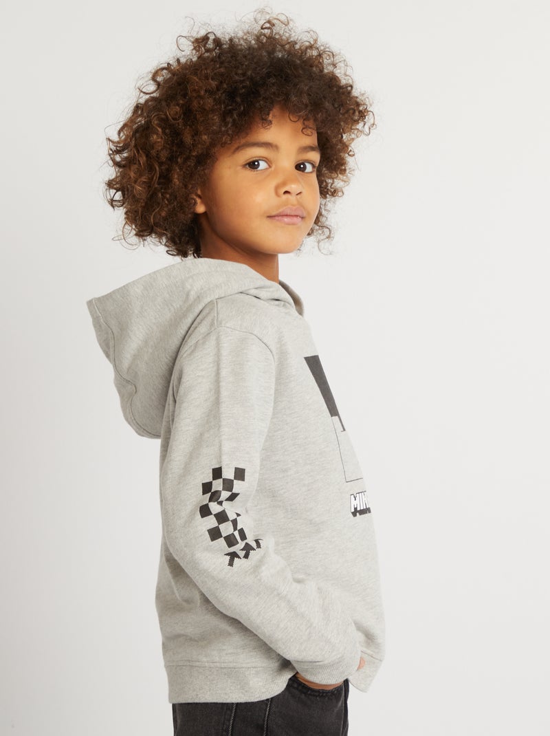 Sudadera con capucha 'Minecraft' GRIS - Kiabi