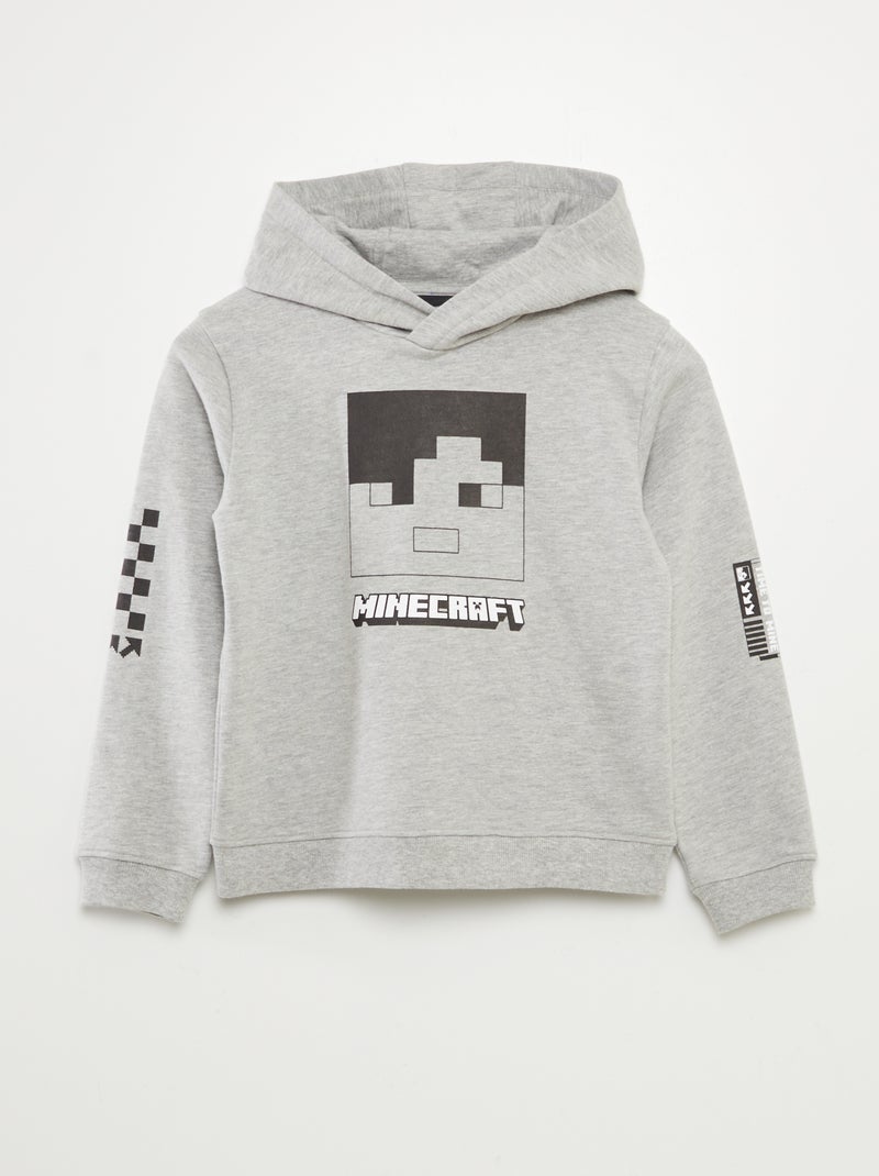 Sudadera con capucha 'Minecraft' GRIS - Kiabi