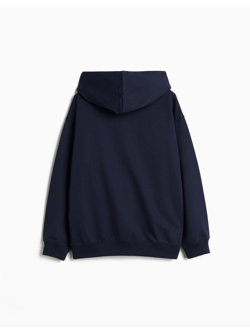 Sudadera con capucha, mo fashion Azul - Kiabi