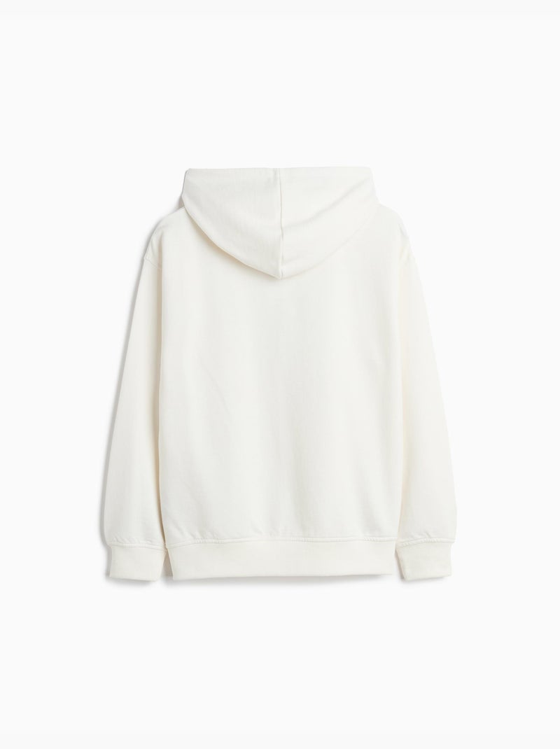 Sudadera con capucha, mo fashion Blanco - Kiabi