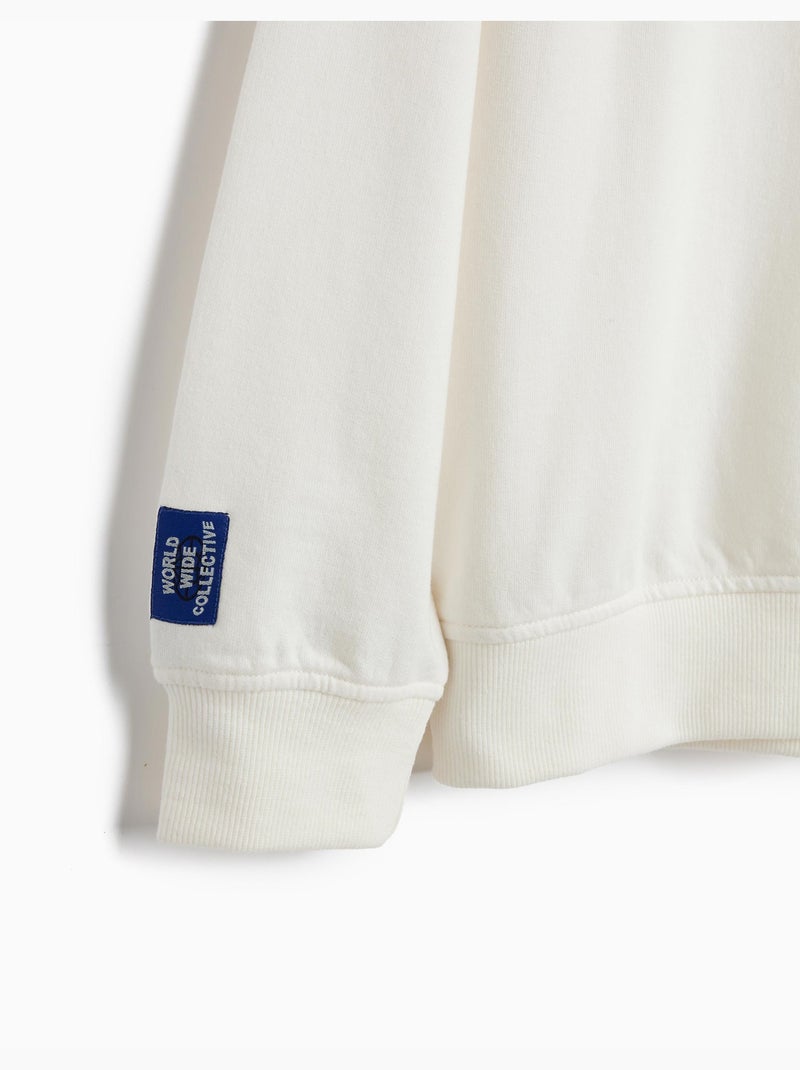 Sudadera con capucha, mo fashion Blanco - Kiabi