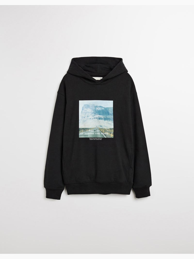 Sudadera con capucha, MO Fashion Negro - Kiabi