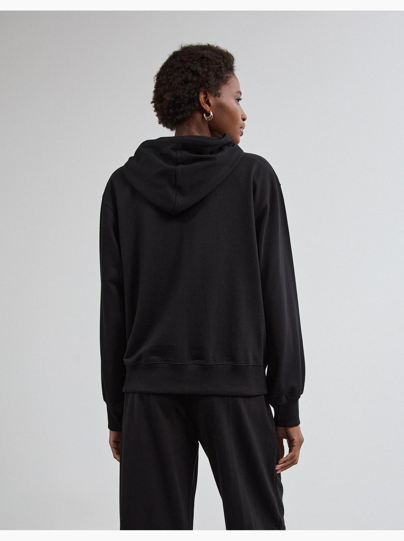 Sudadera con capucha, mo fashion Negro - Kiabi