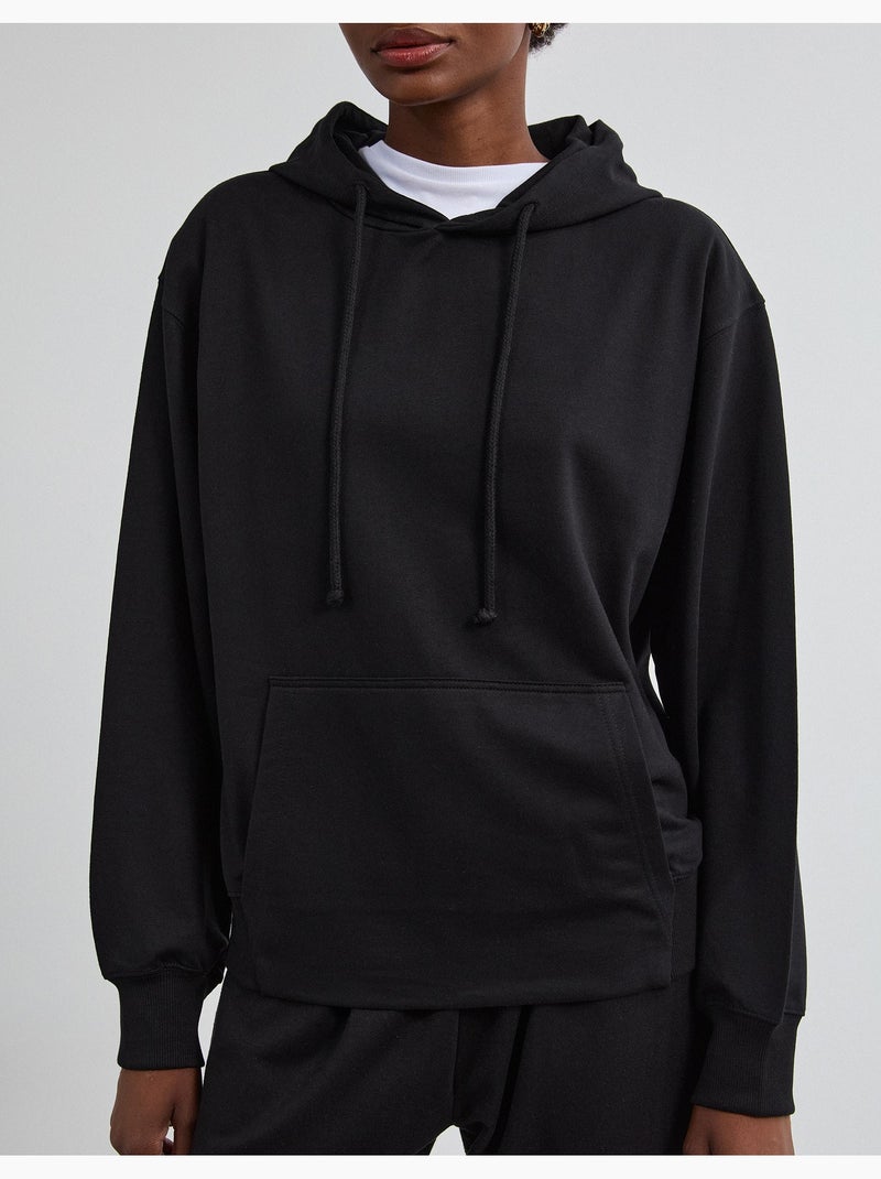 Sudadera con capucha, mo fashion Negro - Kiabi