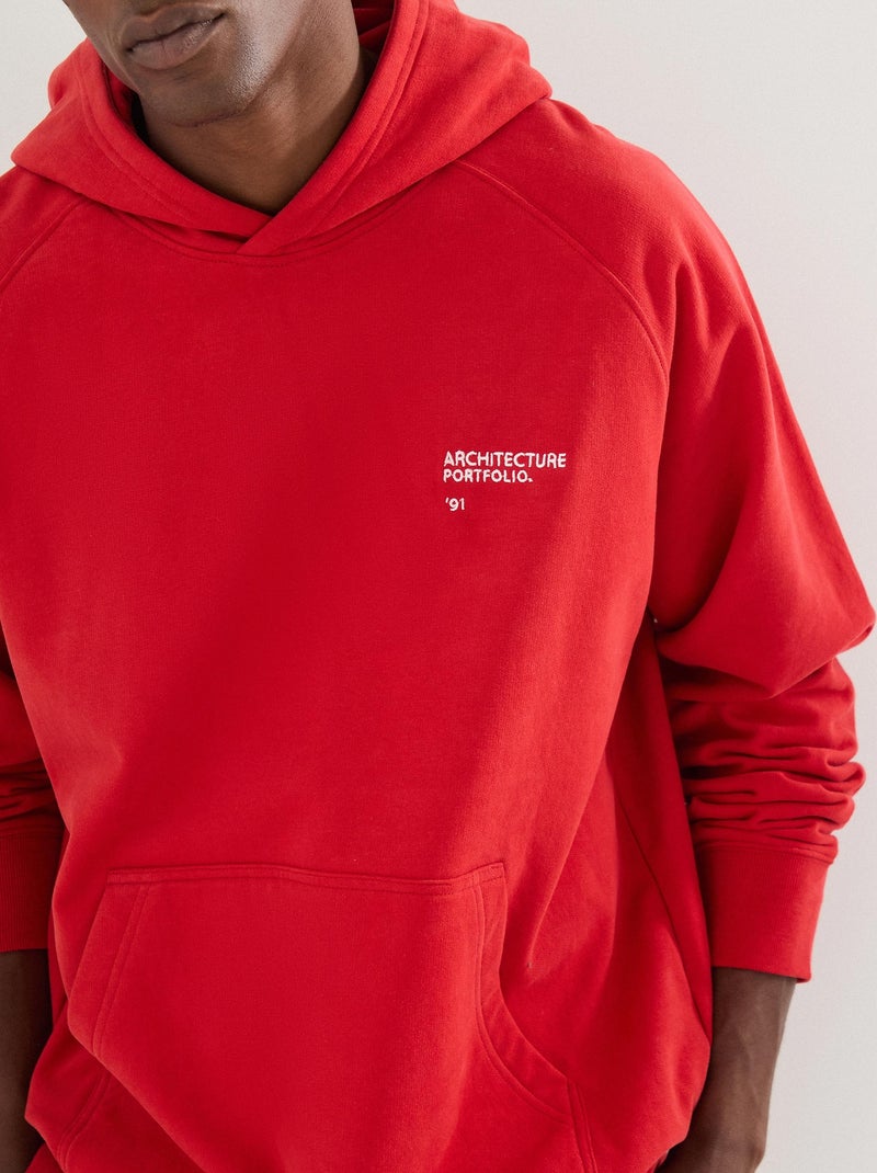 Sudadera con capucha, MO Fashion Rojo - Kiabi