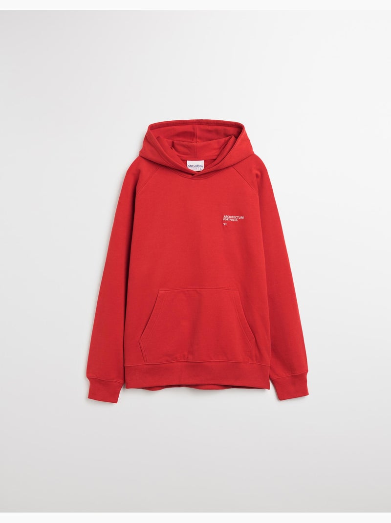 Sudadera con capucha, MO Fashion Rojo - Kiabi