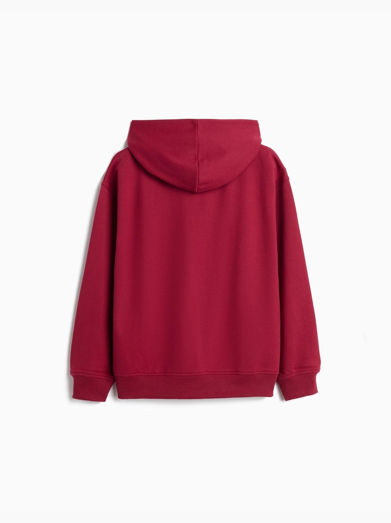 Sudadera con capucha, mo fashion Rojo - Kiabi