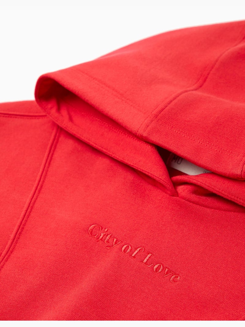 Sudadera con capucha, MO Fashion Rojo - Kiabi