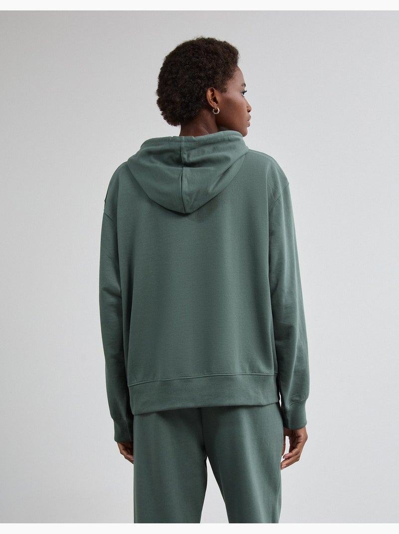 Sudadera con capucha, mo fashion Verde - Kiabi