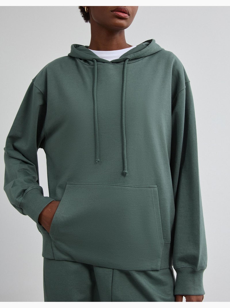 Sudadera con capucha, mo fashion Verde - Kiabi