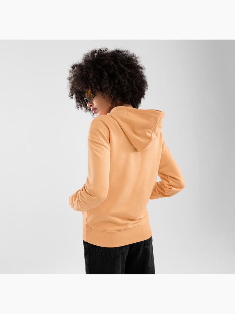 Sudadera con capucha mujer lifestyle mujer ocaso-w Albaricoque - Kiabi