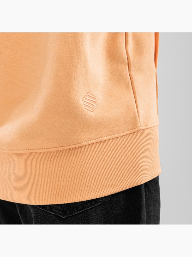 Sudadera con capucha mujer lifestyle mujer ocaso-w Albaricoque - Kiabi