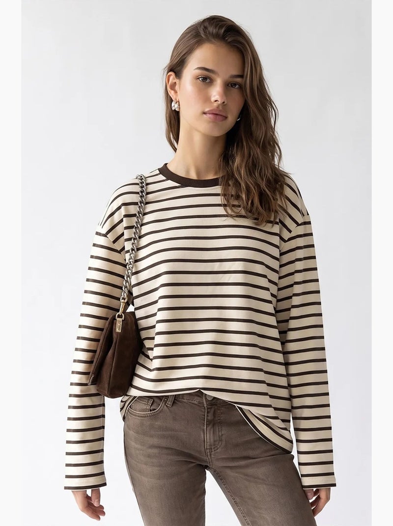Sudadera con capucha mujer mixray Marrón - Kiabi