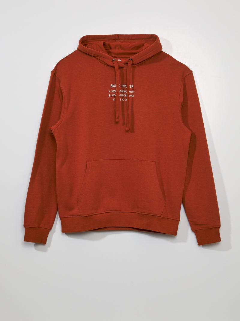 Sudadera con capucha NARANJA - Kiabi