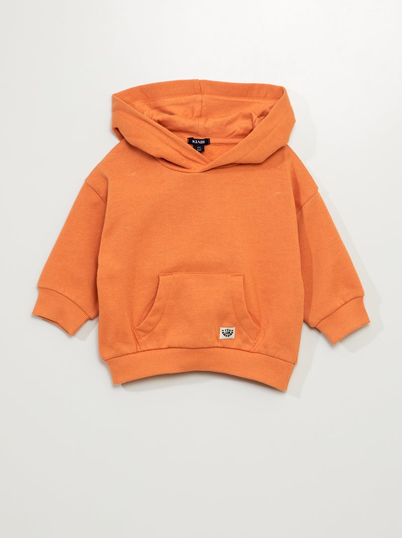Sudadera con capucha NARANJA - Kiabi