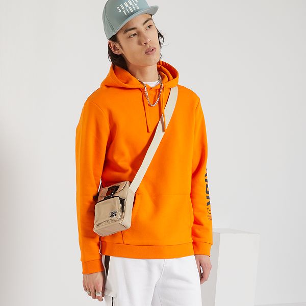 Sudadera con capucha Niño 10-18 años - NARANJA - Kiabi - 17,00€