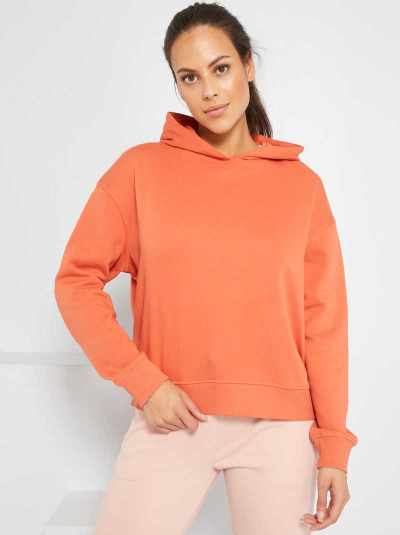 Sudadera con capucha NARANJA - Kiabi