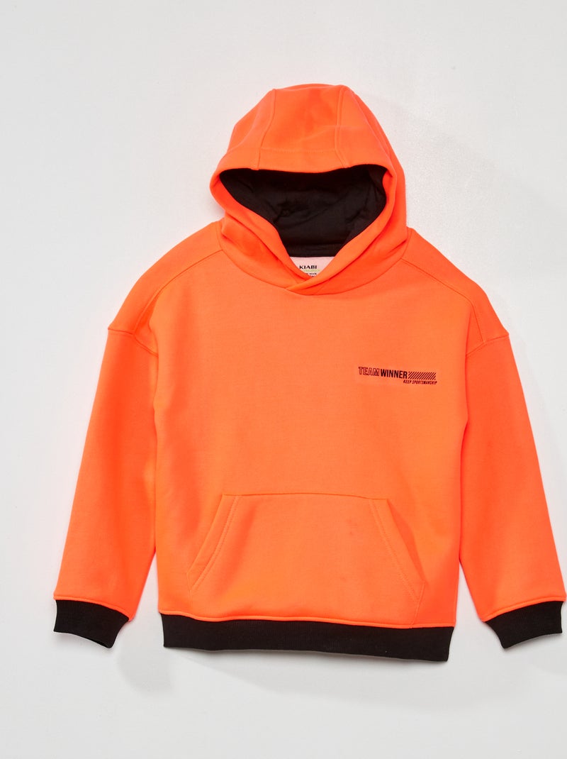Sudadera con capucha NARANJA - Kiabi