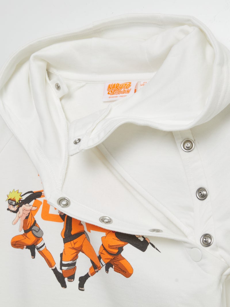Sudadera con capucha 'Naruto' - colección fácil de poner BLANCO - Kiabi