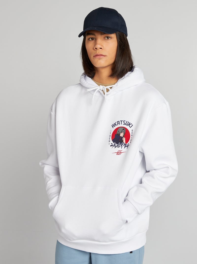 Sudadera con capucha 'Naruto' blanco - Kiabi