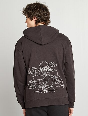 Sudadera con capucha 'Naruto' estampada en ambos lados