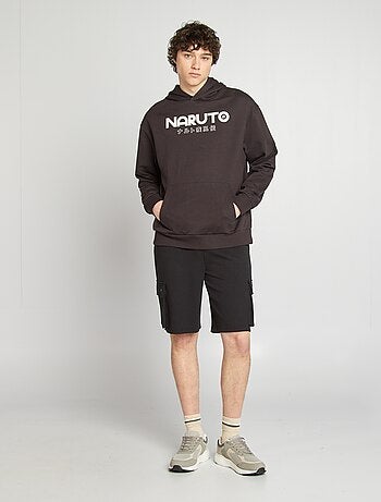 Sudadera con capucha 'Naruto' estampada en ambos lados