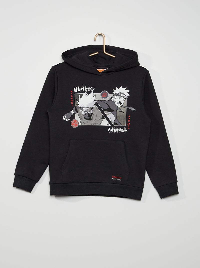 Sudadera con capucha 'Naruto' negro - Kiabi
