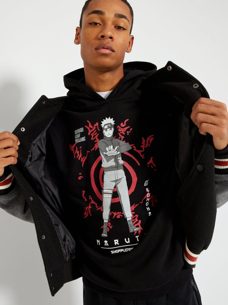Sudadera con capucha 'Naruto' Negro - Kiabi
