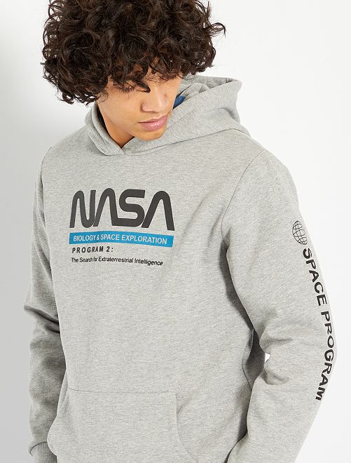 Sudadera con capucha 'Nasa' - GRIS - Kiabi - 22.00€