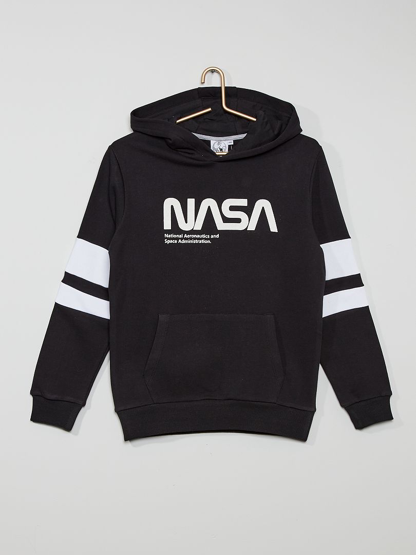 Sudadera con capucha 'NASA' Negro - Kiabi